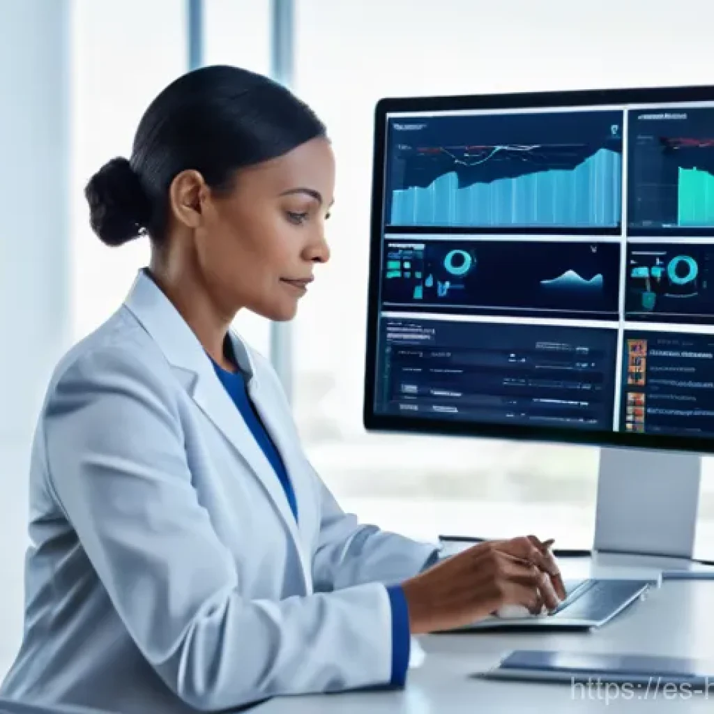 보건의료행정사 경력직 이직 팁 - **Digital Transformation in Healthcare Administration:**
    A professional, female, in her late 40s...