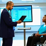 Home 20 보건의료행정사와 공공의료기관 업무 경험 - **"A vibrant, modern hospital setting with a diverse team of healthcare professionals (doctors, nurs...