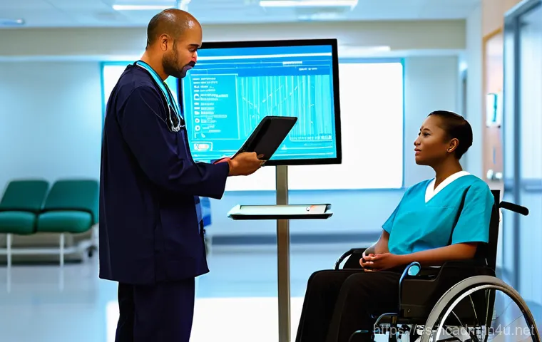 보건의료행정사와 공공의료기관 업무 경험 - **"A vibrant, modern hospital setting with a diverse team of healthcare professionals (doctors, nurs...